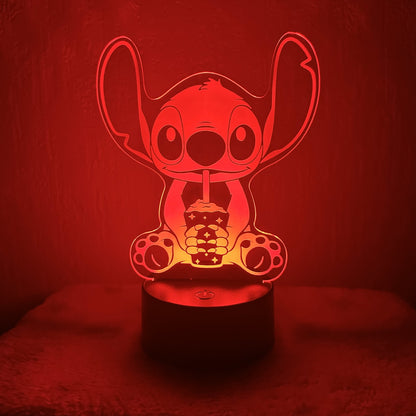 Lampe 3D personnalisée Stitch