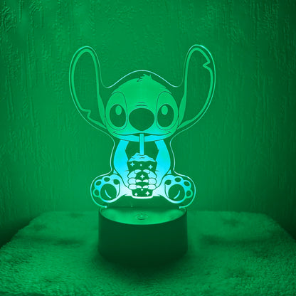 Lampe 3D personnalisée Stitch