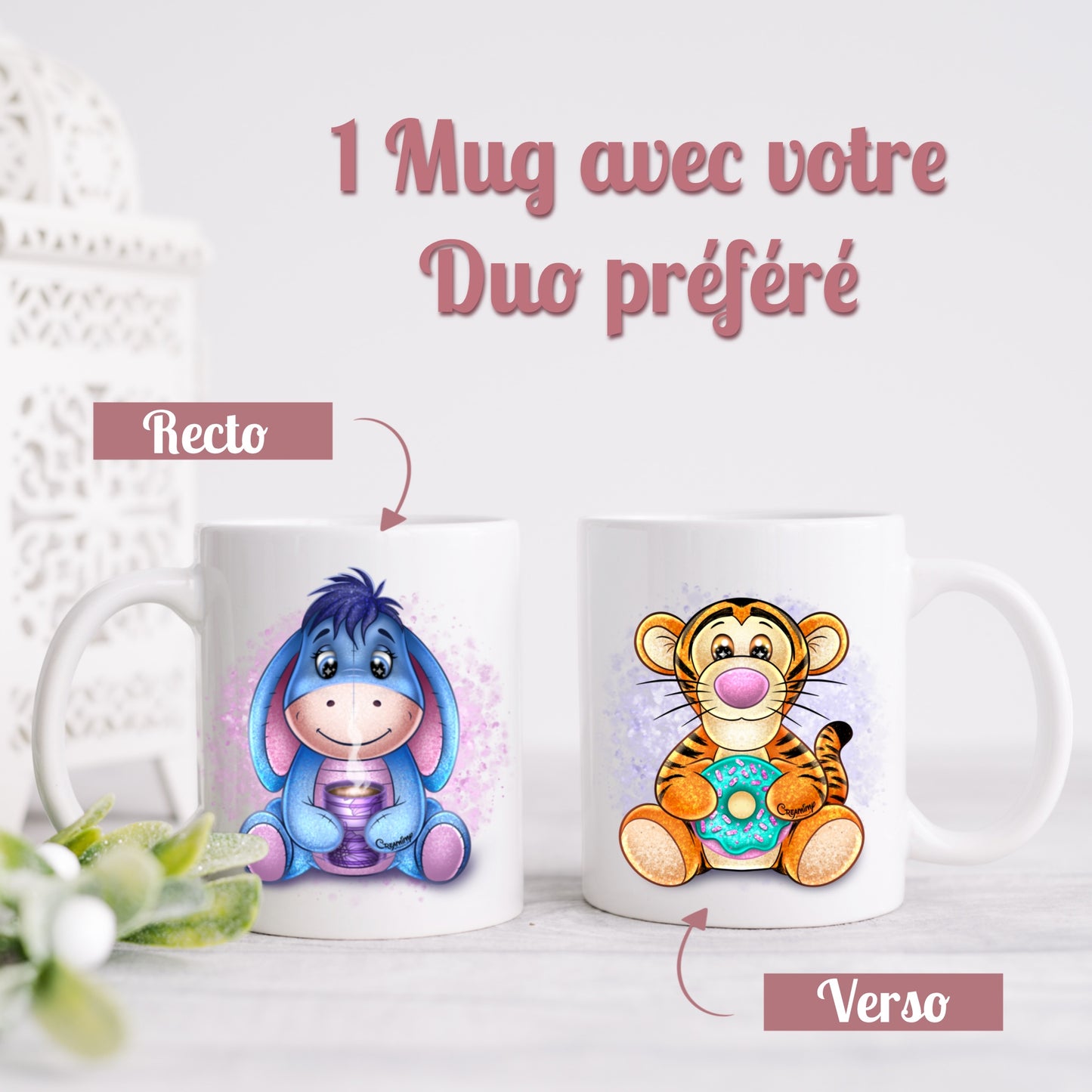 Mug Bourriquet & Tigrou