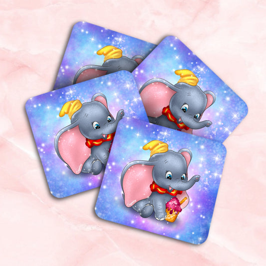 Lot de 4 Dessous de Verre Dumbo