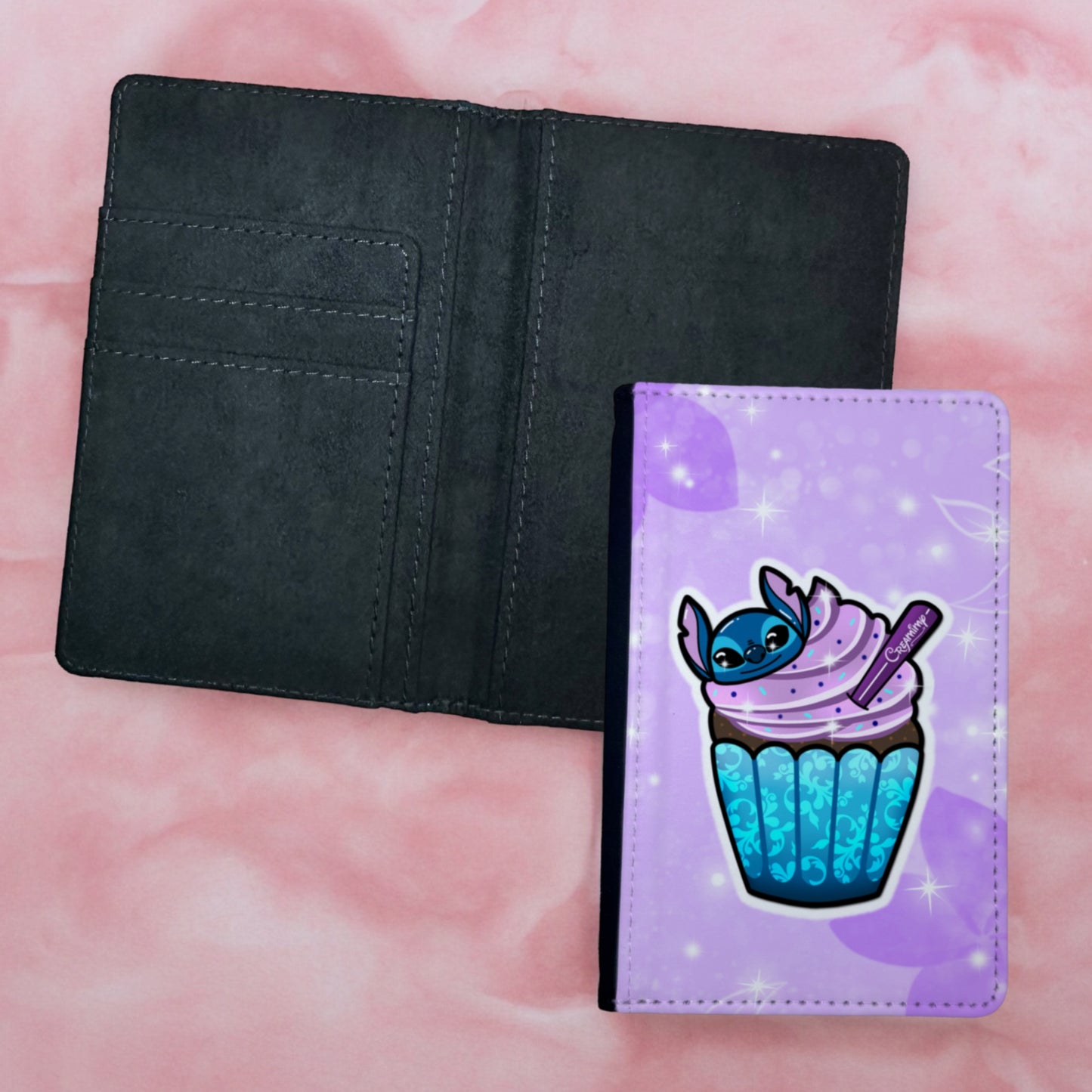 Support Cartes / Passeport Cupcake Stitch