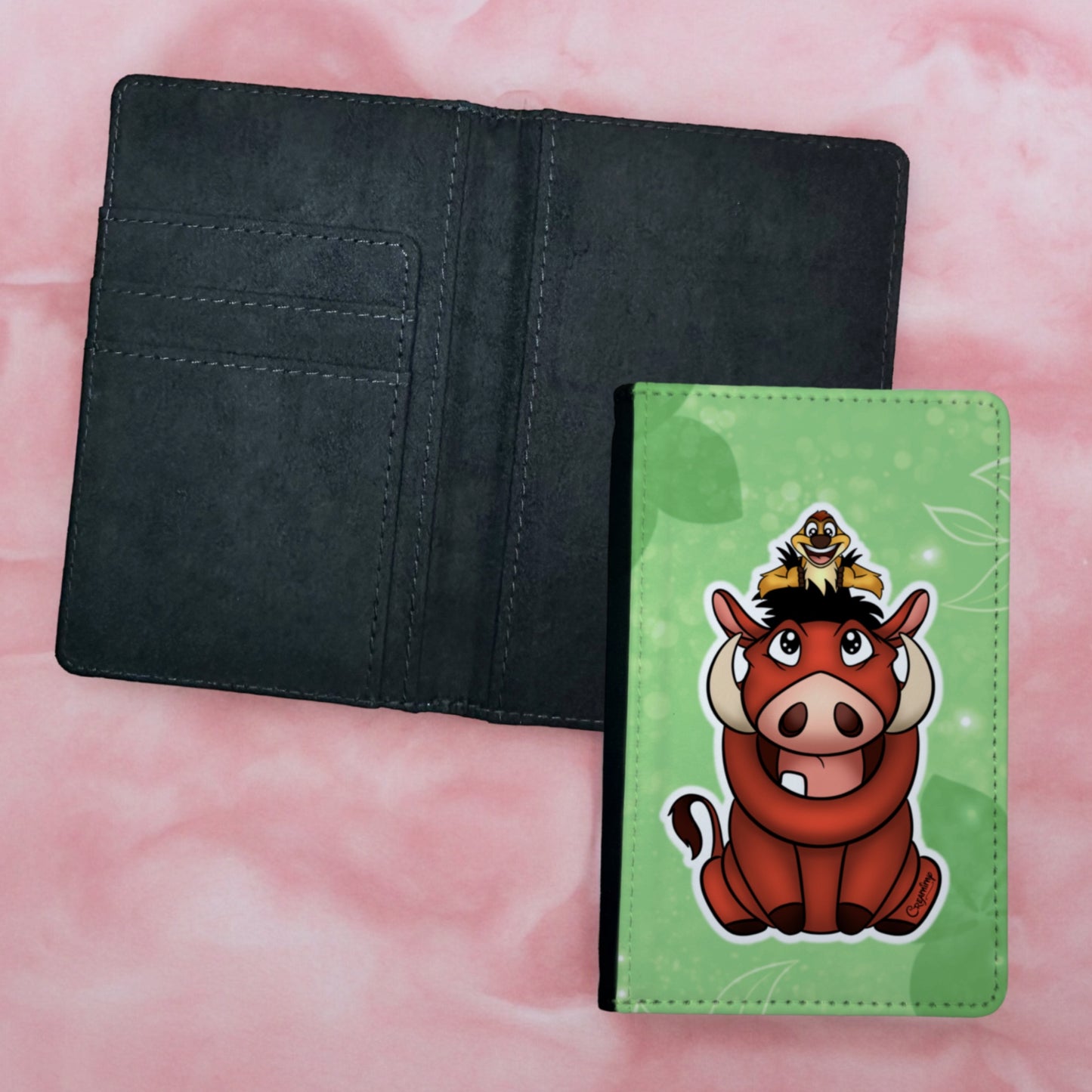 Support Cartes / Passeport Timon & Pumba