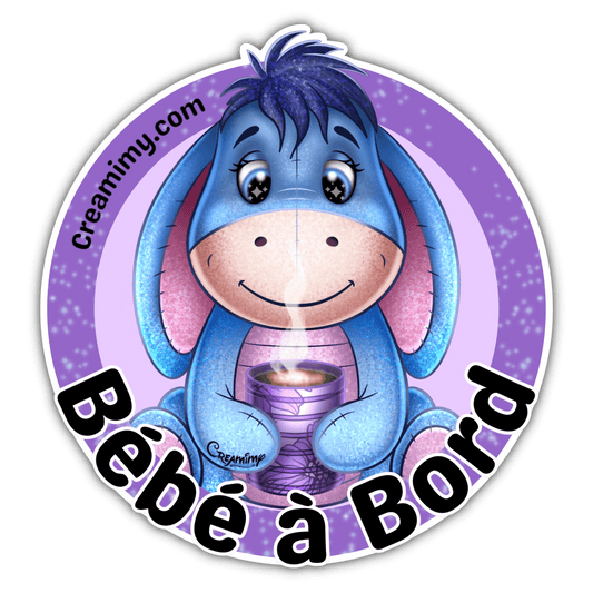 Bébé à bord Sticker - Bourriquet