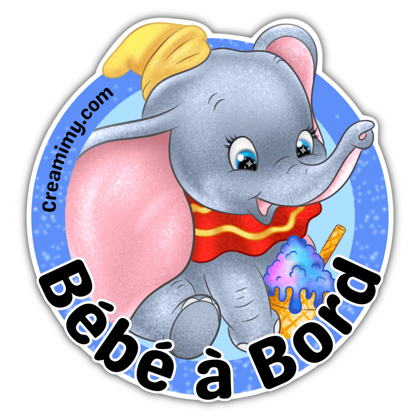 Bébé à bord Sticker - Dumbo