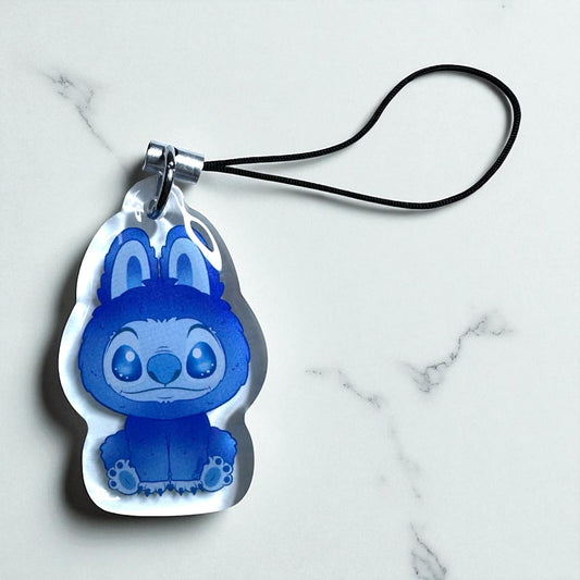 Bijoux de téléphone - Stitch Bubu Bleu