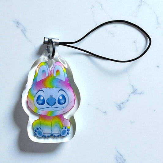 Bijoux de téléphone - Stitch Bubu Rainbow