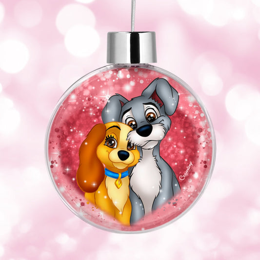 Boule de Noël la Belle & le Clochard