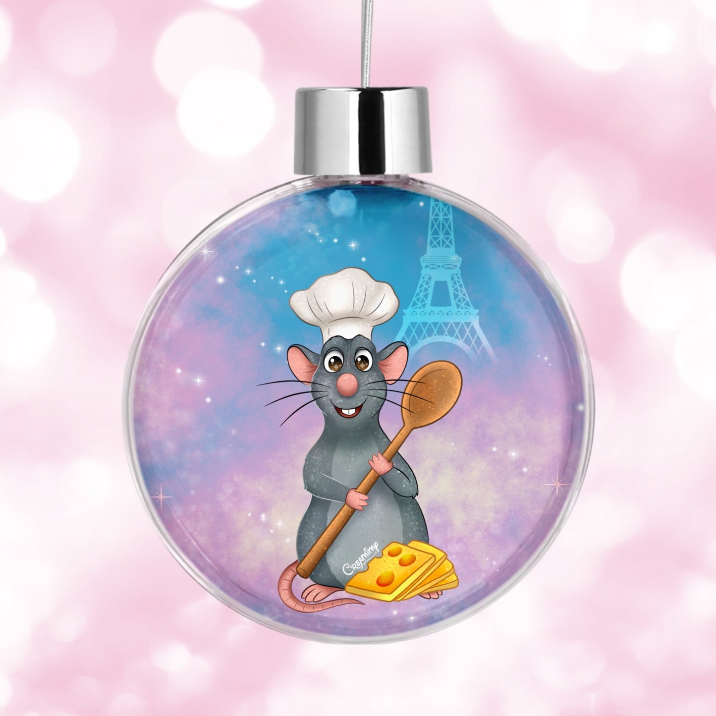 Boule de Noël Ratatouille