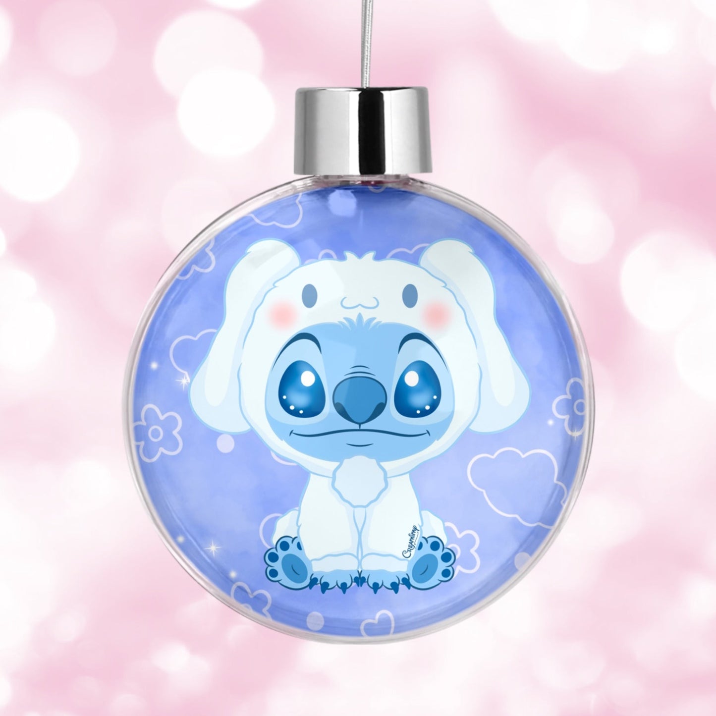 Boule de Noël Stitch Kawaii