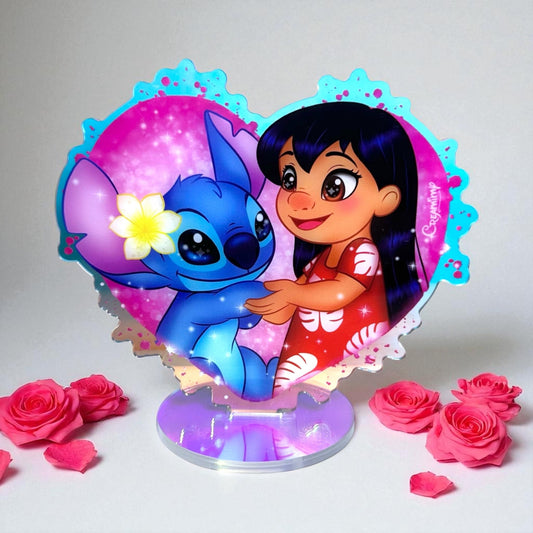 Figurine Acrylique Lilo & Stitch