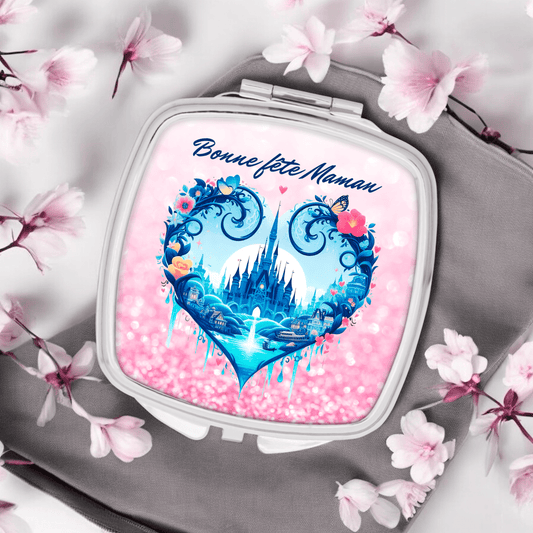 Miroir de poche - Bonne fête Maman