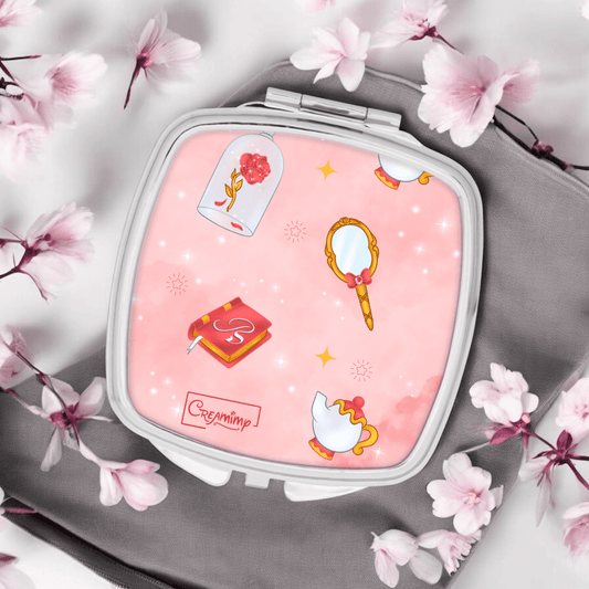 Miroir de poche la Belle & la Bête