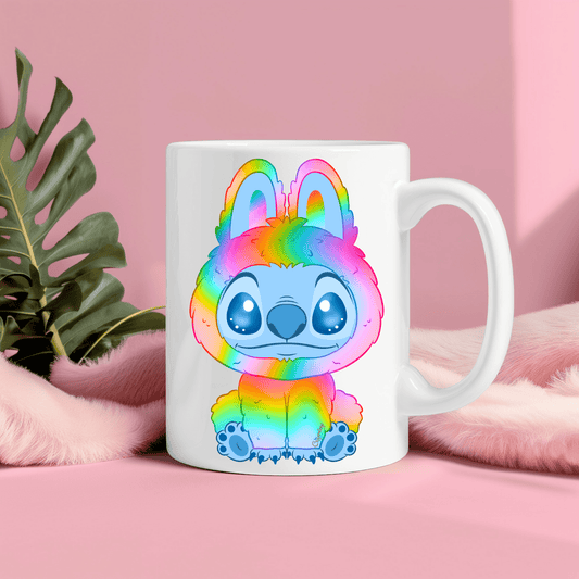 Mug - Stitch Bubu Rainbow