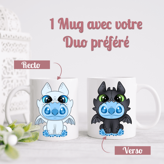 Mug - Stitch Duo Dragon