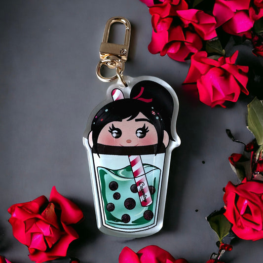 Porte clé Bubble tea Vanellope