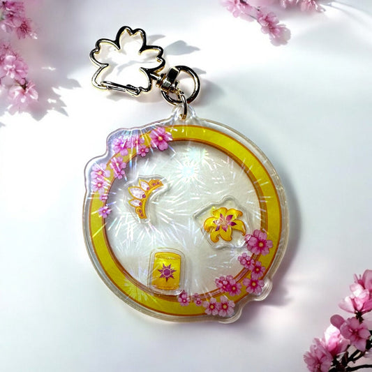 Porte clé shaker - Raiponce