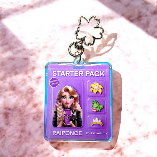 Porte clé - Starter Pack Raiponce