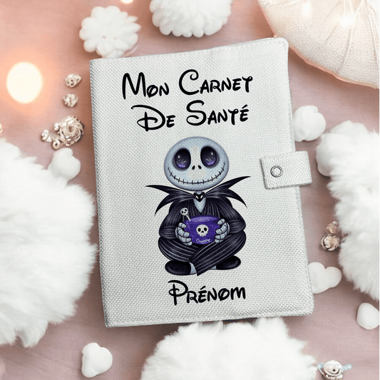 Protège carnet de santé Jack Skellington