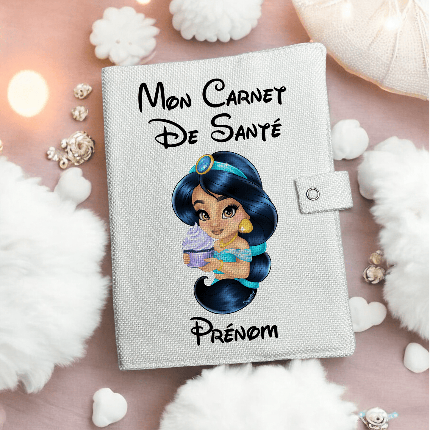 Protège carnet de santé Jasmine