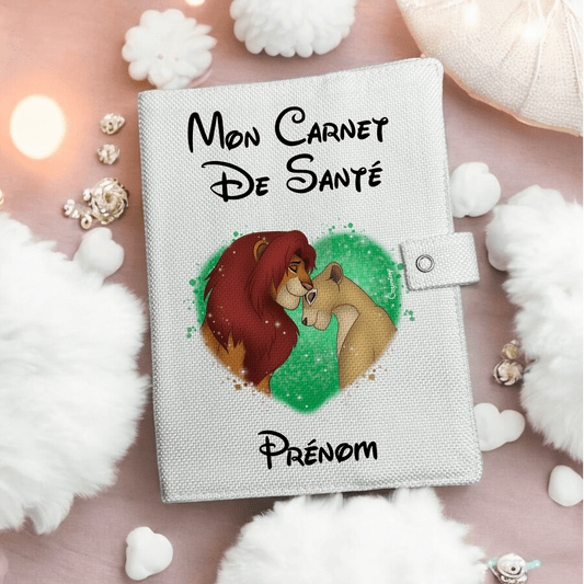 Protège carnet de santé Simba & Nala