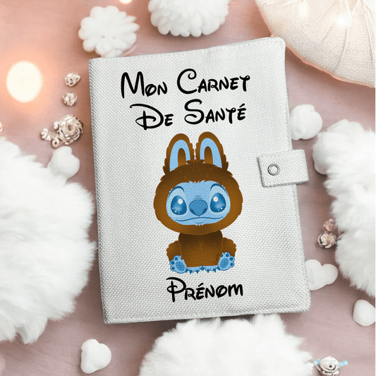 Protège carnet de santé - Stitch Bubu Brown