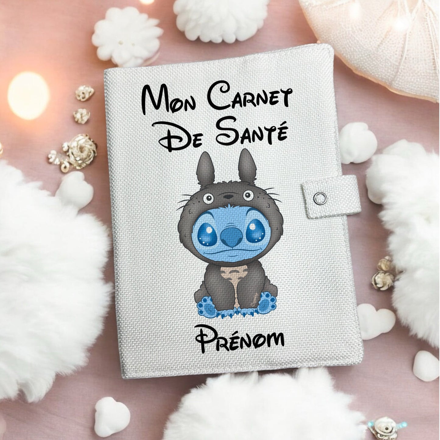 Protège carnet de santé - Stitch Kawaï