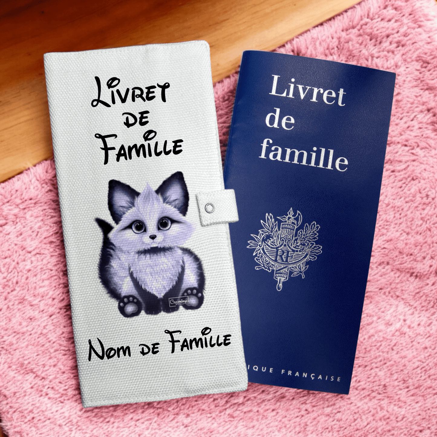 Protège livret de famille - Crystal