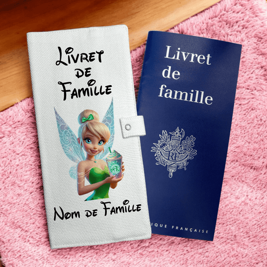 Protège livret de famille - Fée Clochette