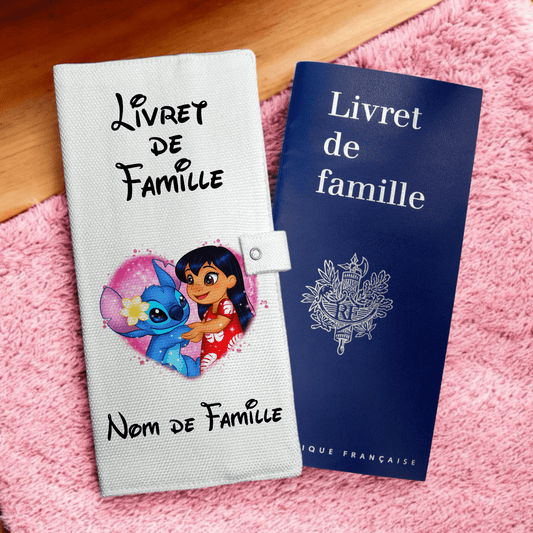 Protège livret de famille - Lilo & Stitch