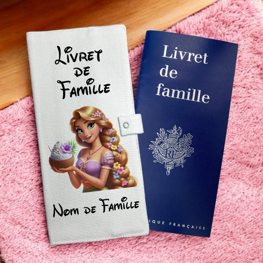 Protège livret de famille - Raiponce Summer