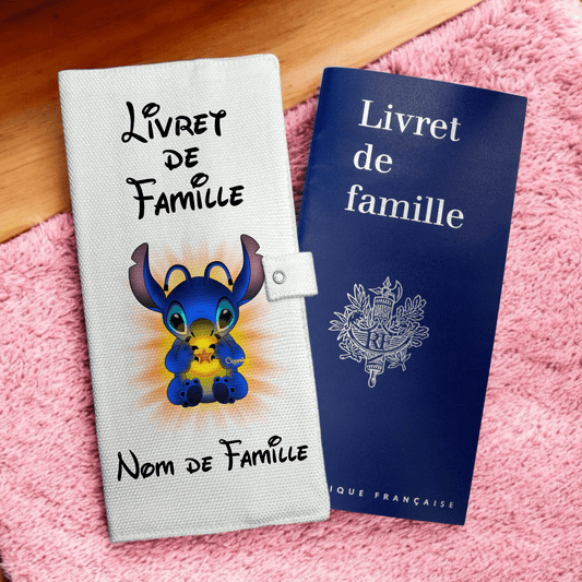Protège livret de famille - Stitch Crystal