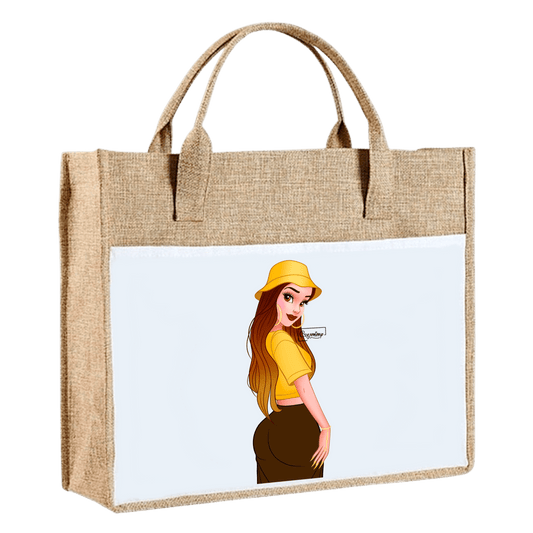 Sac en toile de jute - Belle Jungle