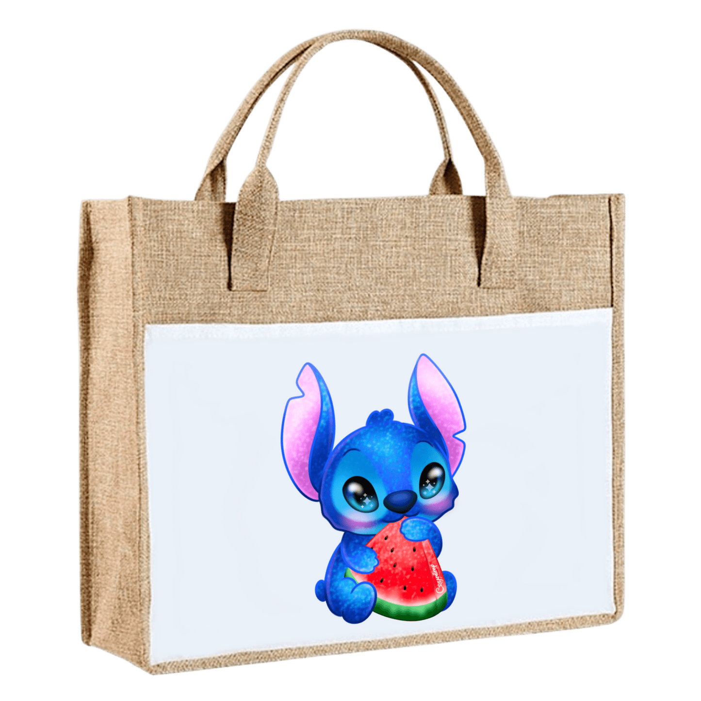 Sac en toile de jute - Stitch