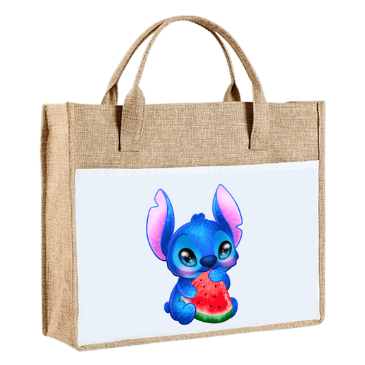 Sac en toile de jute - Stitch