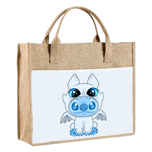 Sac en toile de jute - Stitch Fury