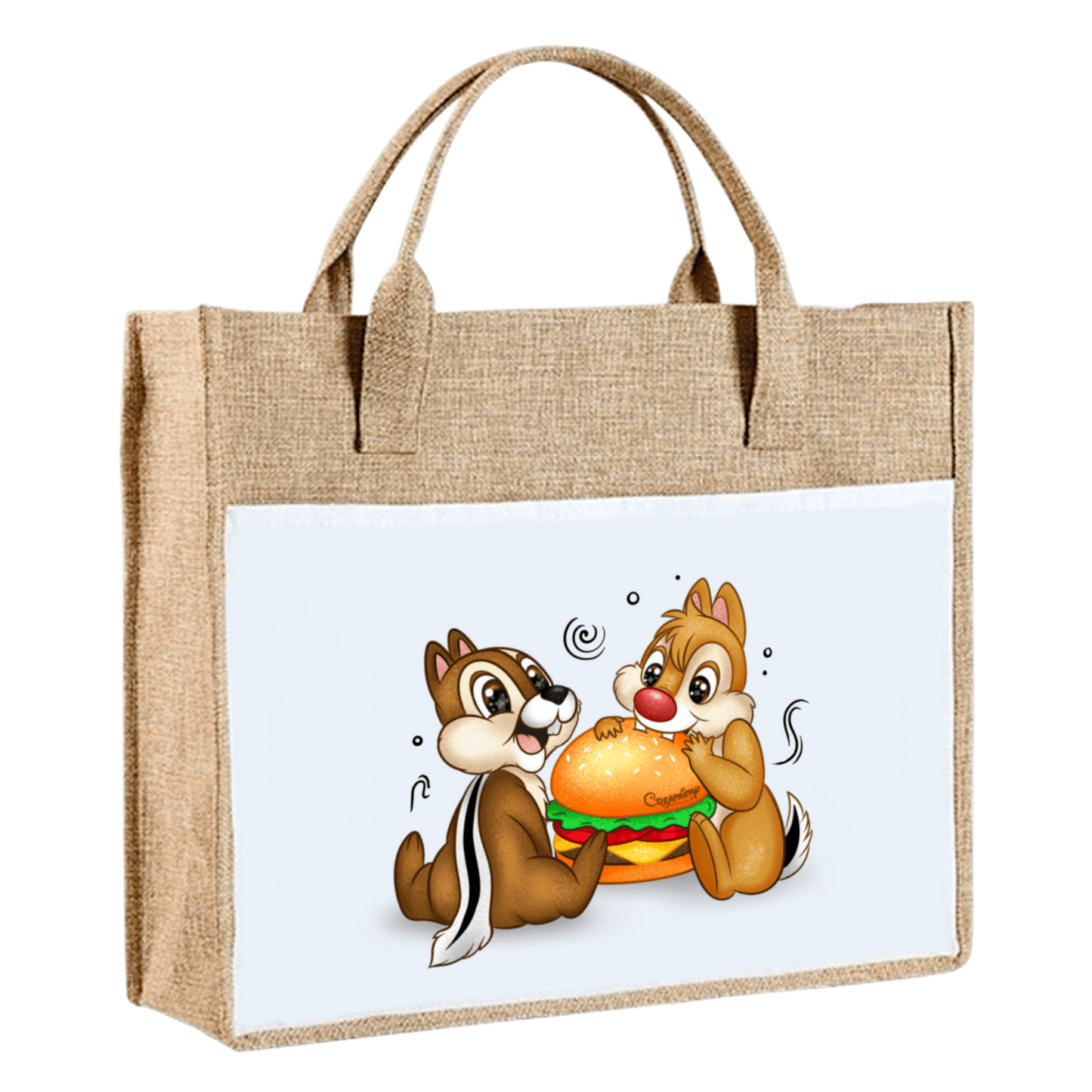 en toile de jute tic et tac