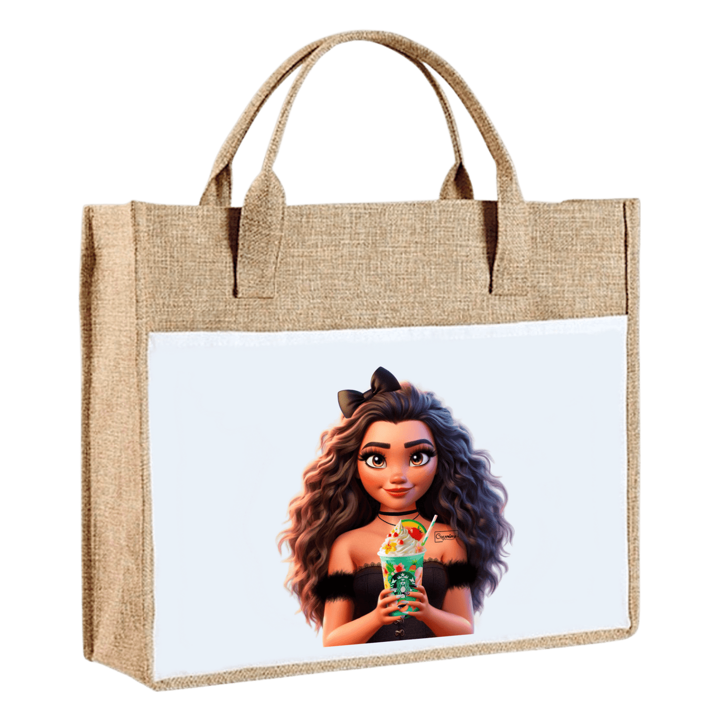 en toile de jute vaiana