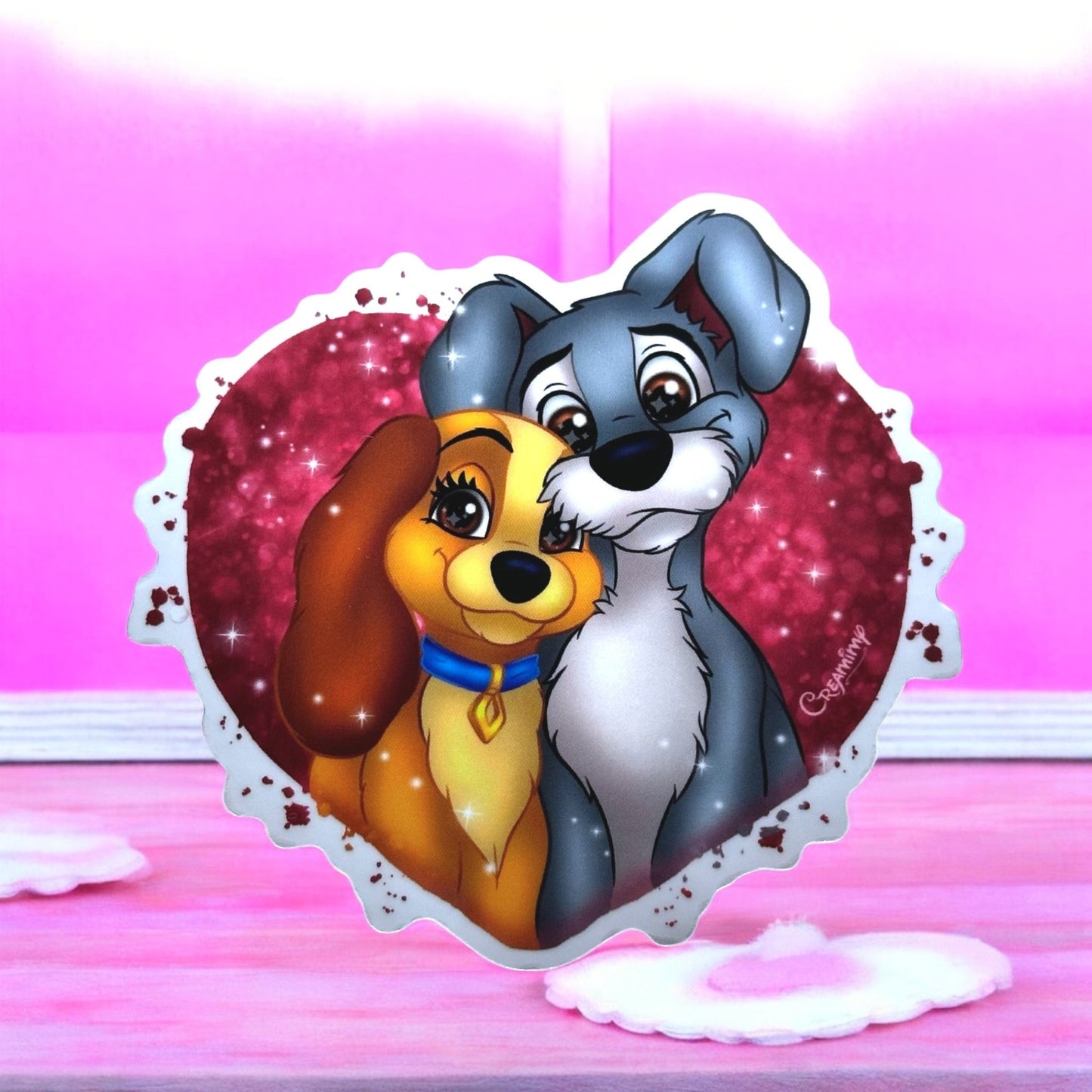 Stickers - La belle & le Clochard