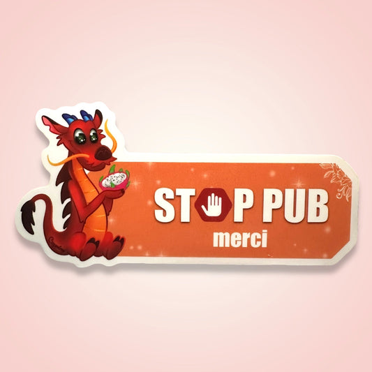 Stickers Stop Pub Mushu
