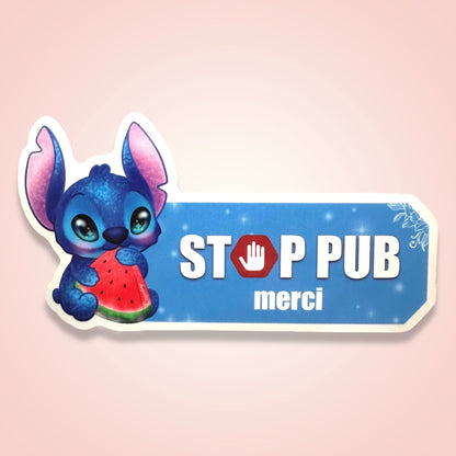 Stickers Stop Pub Stitch