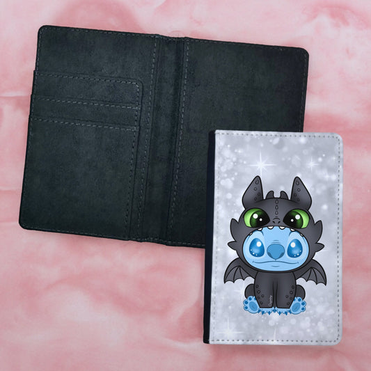 Support Cartes / Passeport - Stitch Krokmou