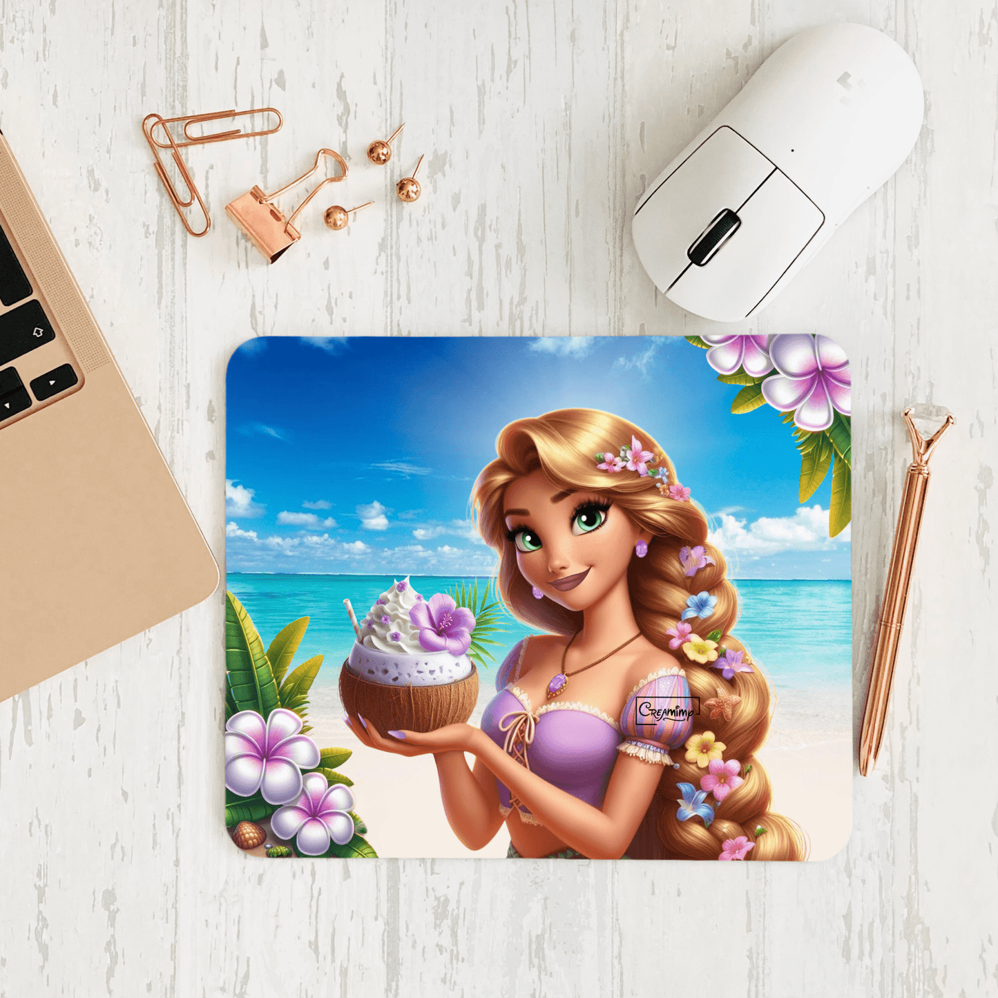 Tapis de souris - Raiponce Summer