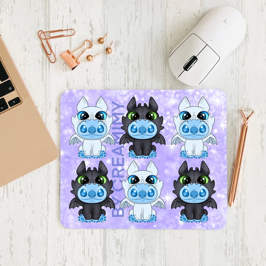 Tapis de souris - Stitch Duo Dragon