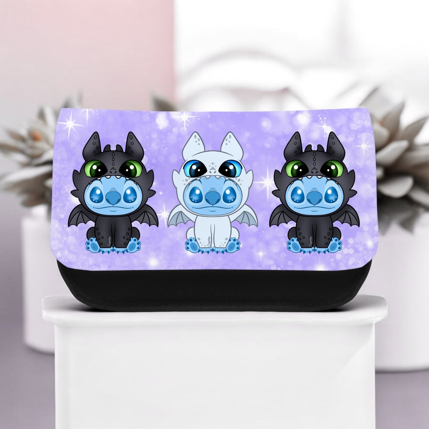 Trousse de toilette - Stitch Dragon