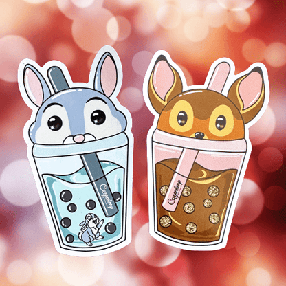 Magnet Bubble Tea Bambi & Panpan