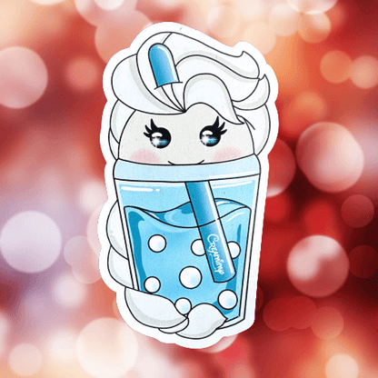 Magnet Bubble Tea Elsa & Anna