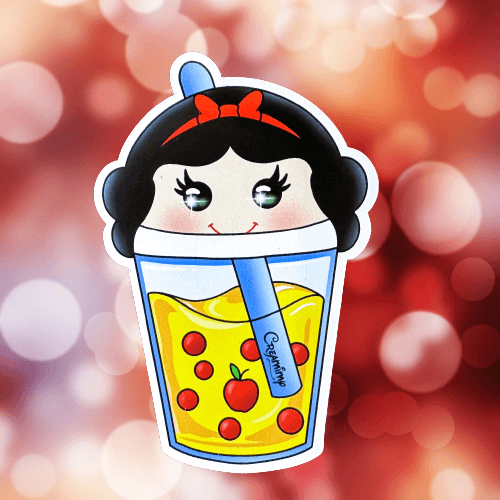 Magnet Bubble Tea Jasmine & Blanche Neige