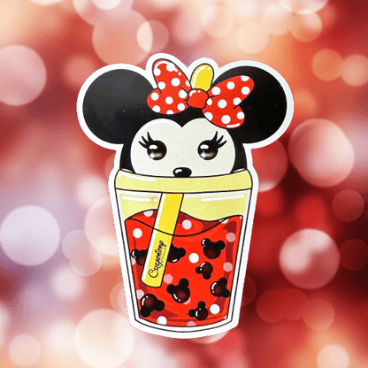 Magnet Bubble Tea Mickey & Minnie