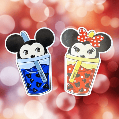 Magnet Bubble Tea Mickey & Minnie