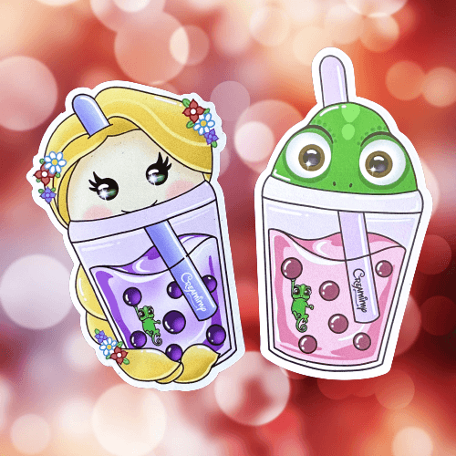 aimant raiponce et pascal bubble tea